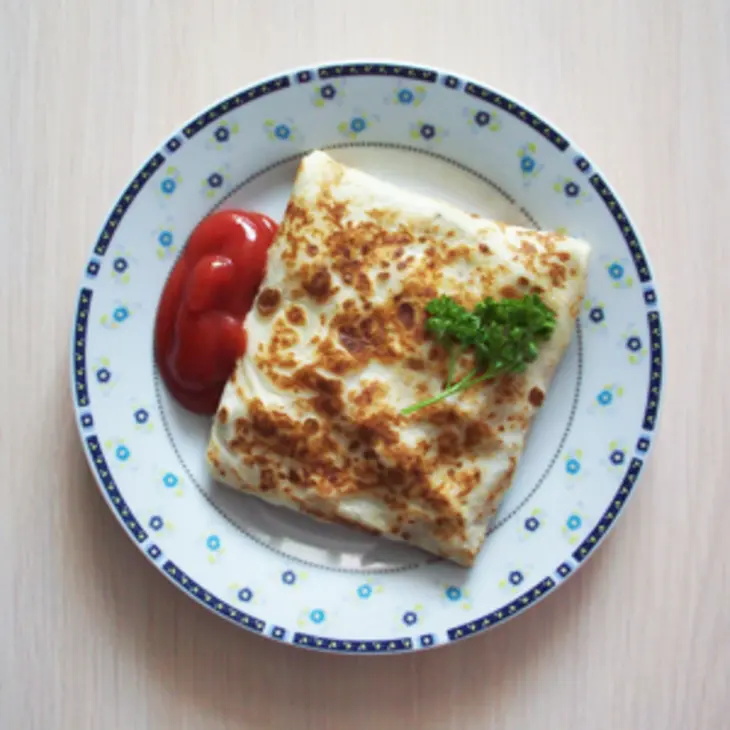 Блинчики с курицей и овощами: шаг 8
