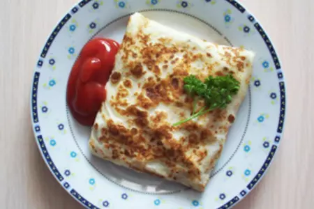 Блинчики с курицей и овощами: шаг 8