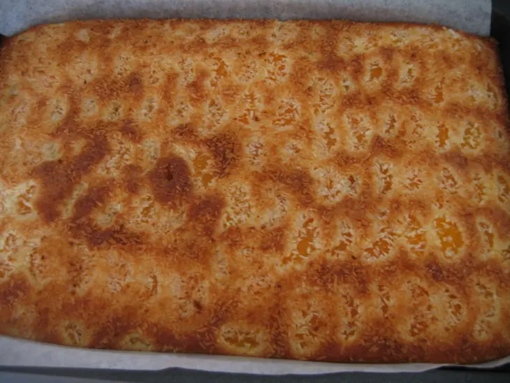 Мандариновый пирог с кокосовой стружкой: шаг 3