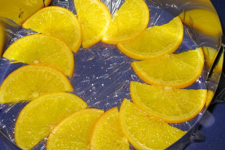 Торт с малиной и глазированными апельсинами. «солнышко для иришки»: шаг 2