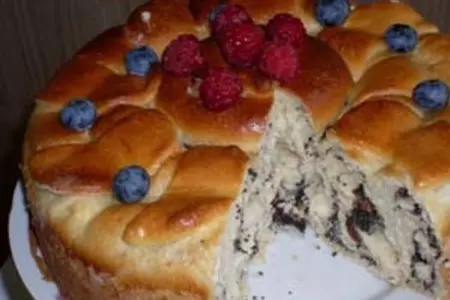Пирог с маком и изюмом: шаг 9
