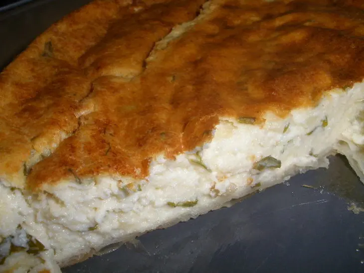 Пирог с творогом и цветной капустой: шаг 3