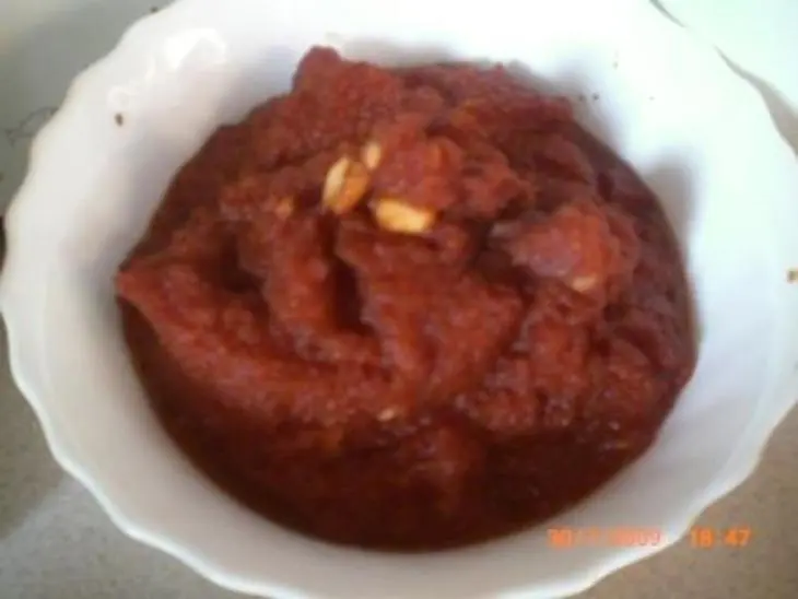 Пирог яблочный с черничным мусом: шаг 2
