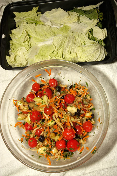 Запечёные овощи под соусом бешамель: шаг 4