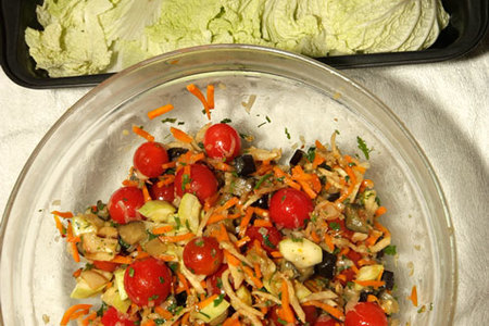 Запечёные овощи под соусом бешамель: шаг 4