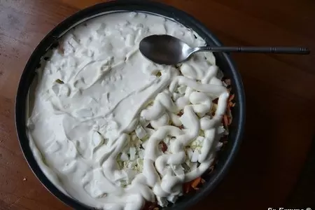 Рыба под морковной шубой: шаг 7