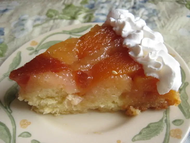 Tarte tatin с персиками: шаг 3