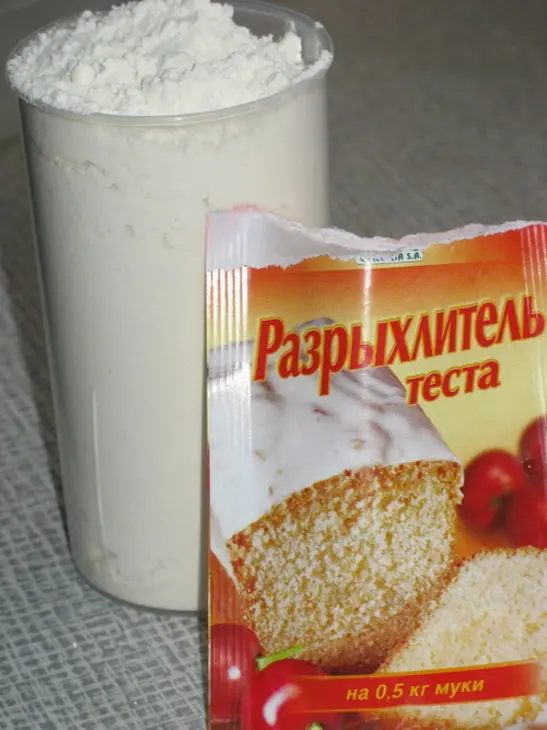 Кекс какао-черничный: шаг 2