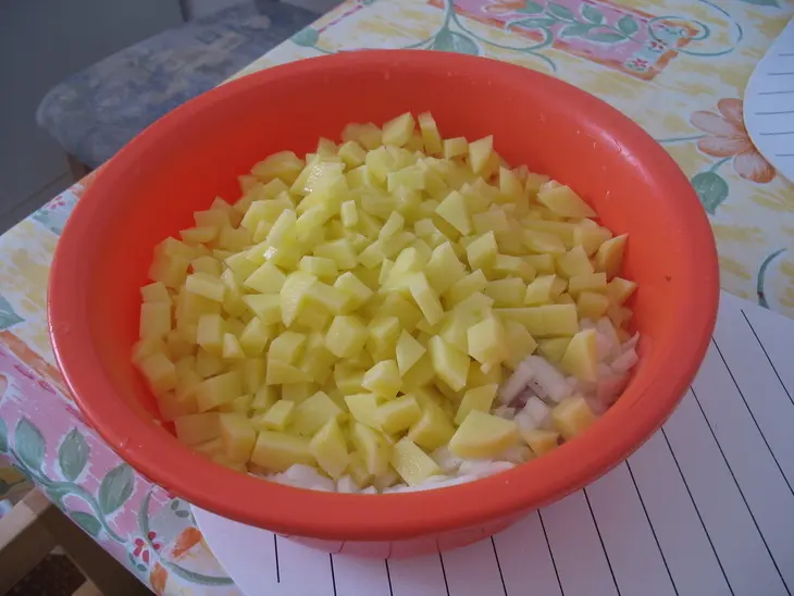 Пирог с мясом и картошкой: шаг 3
