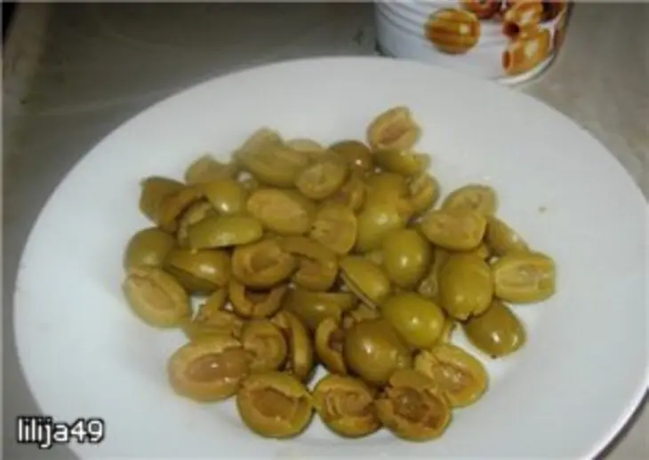 Куриные сердечки в баклажанах: шаг 3
