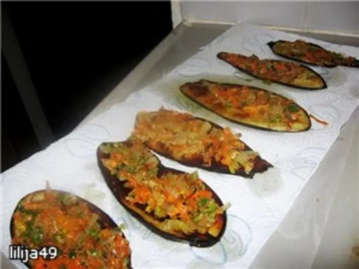 Баклажаны с орехами: шаг 4