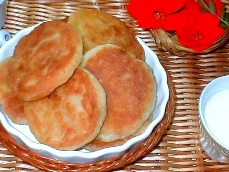 Быстрые  оладушки: шаг 5