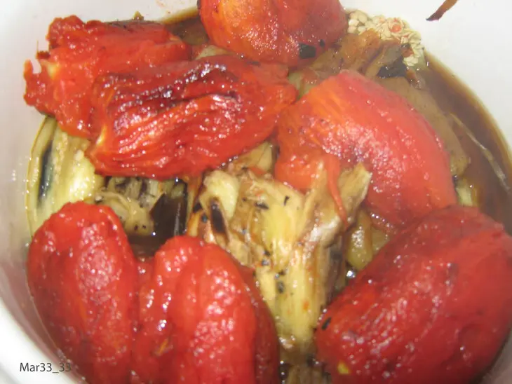 Овощи, запеченные на шампурах: шаг 4