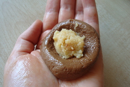 Шоколадное печенье(или пряники?) с начинкой: шаг 1