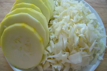 Очень нежный мясной пирог с кабачком (быстрого приготовления): шаг 2