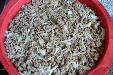 Очень нежный мясной пирог с кабачком (быстрого приготовления): шаг 4