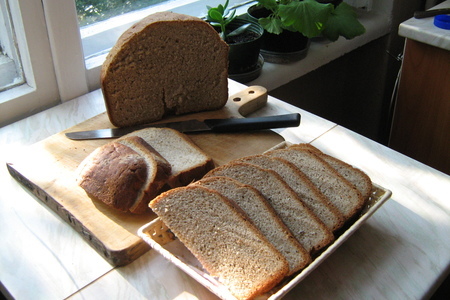 Хлеб ржано- пшеничный с отрубями: шаг 7