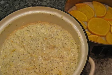Торт апельсиновый с маком: шаг 4