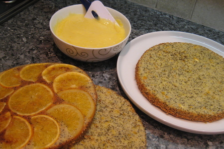 Торт апельсиновый с маком: шаг 8