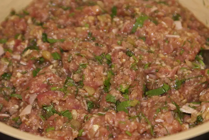 Круглые кабачки фаршированные запеченные: шаг 3