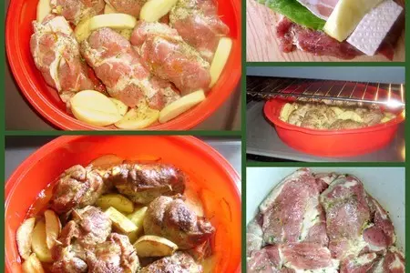 Рулетики с яблоком и фетой - "сказка": шаг 1