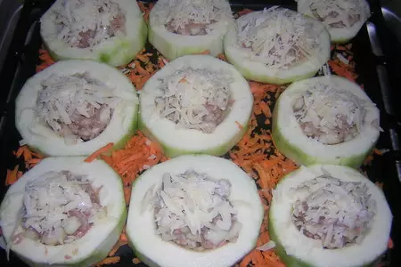 Фаршированные кабачки: шаг 3