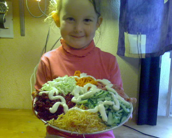 Салат  французский: шаг 5
