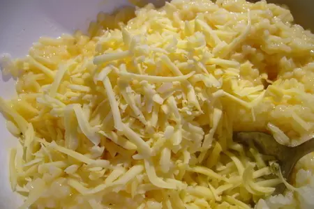 Гратен рисовый  с мясом и грибами: шаг 2