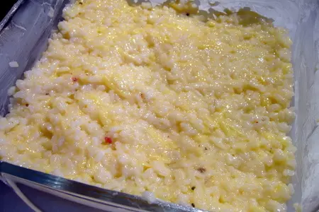 Гратен рисовый  с мясом и грибами: шаг 3