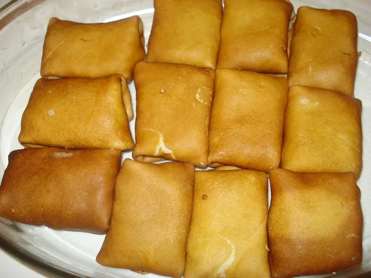 Блинчики с мясной начинкой: шаг 2