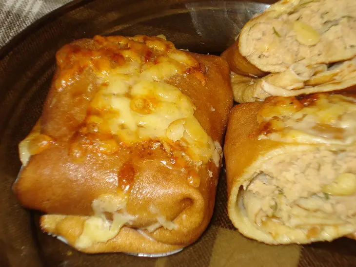 Блинчики с мясной начинкой: шаг 5