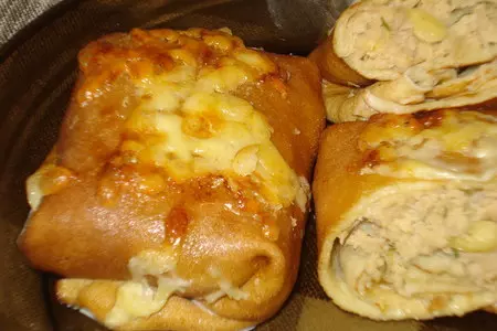Блинчики с мясной начинкой: шаг 5
