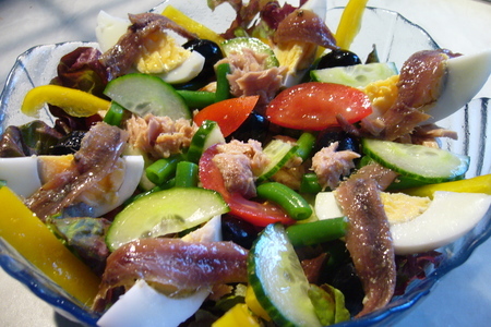 Salade niçoise (салат ницца): шаг 3