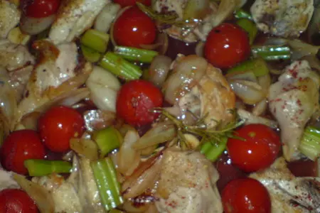 Курочка с помидорками в "chianti": шаг 7