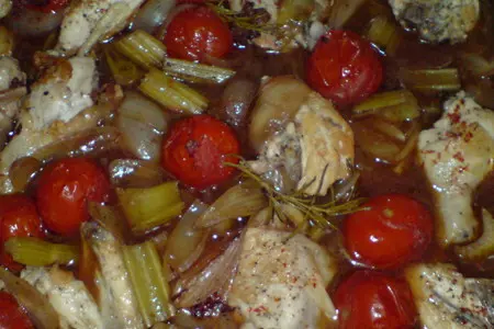 Курочка с помидорками в "chianti": шаг 9