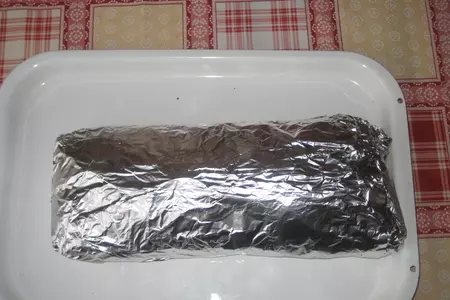 Форель с соусом, запеченная в фольге на мангале.: шаг 5