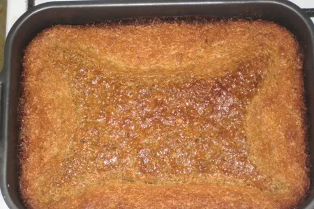 Скорый пирог со сгущенкой и маком: шаг 6