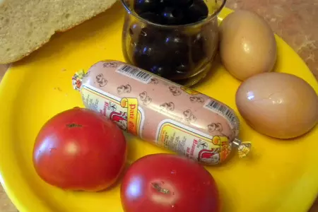 Закуска с паштетом: шаг 1