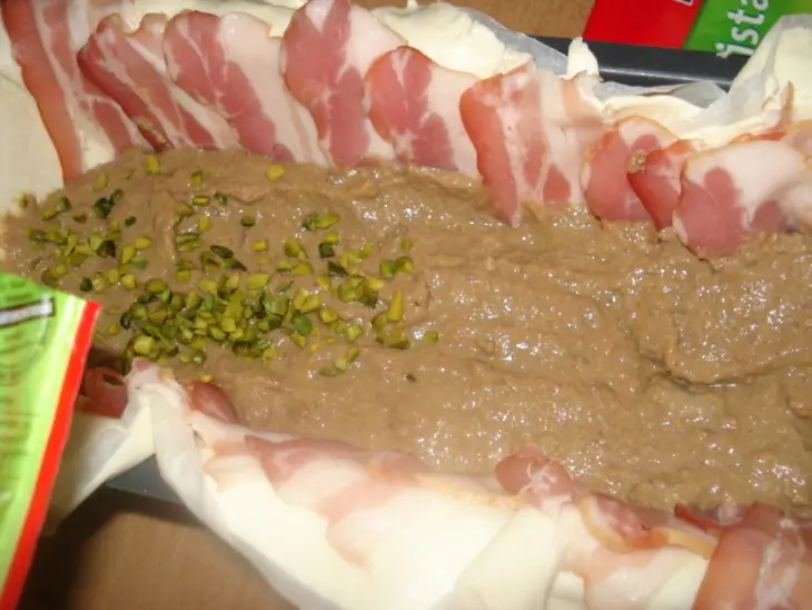 Паштет из куриной печени с фисташками "от евы": шаг 5