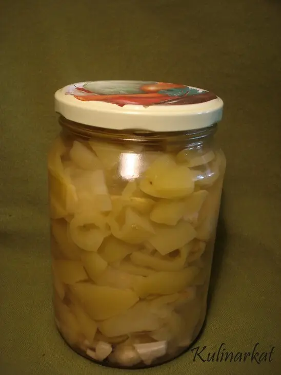 Перец, маринованный с яблочками: шаг 3