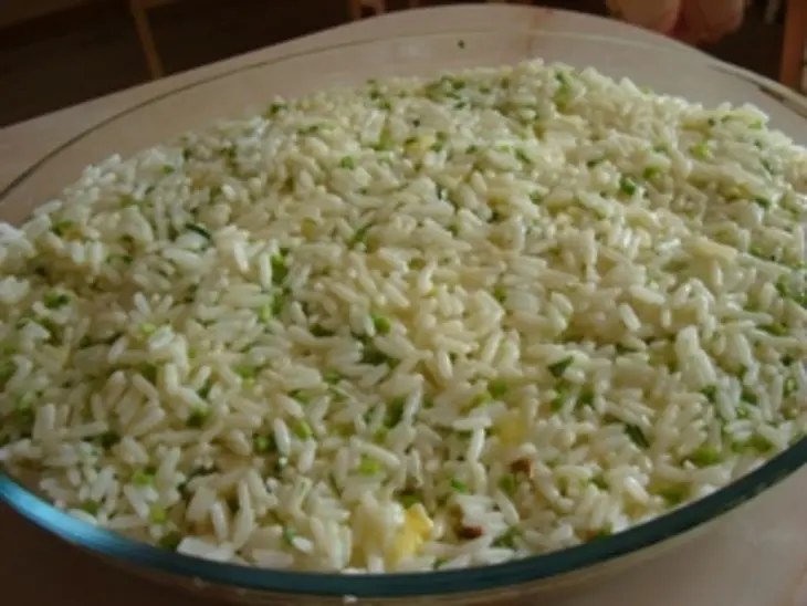Запеканка с рыбой, кальмарами , овощами и рисом: шаг 6