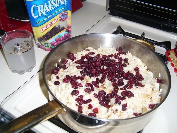 Плов с cranberry (клюква): шаг 7
