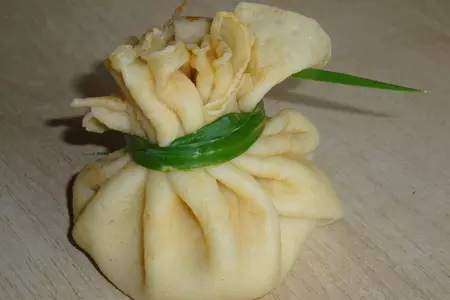Блинные мешочки с начинкой: шаг 5