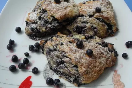 Сконы с черникой.: шаг 5
