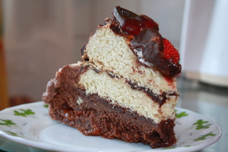 Торт "шоколадное удовольствие": шаг 1