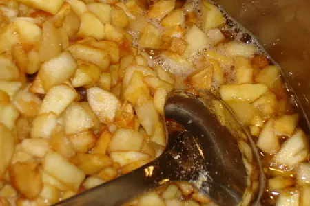 Заготовка из яблок для пирога: шаг 2
