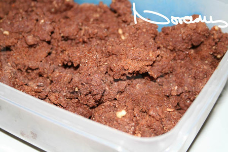 Пряное шоколадное печенье с орехами: шаг 1