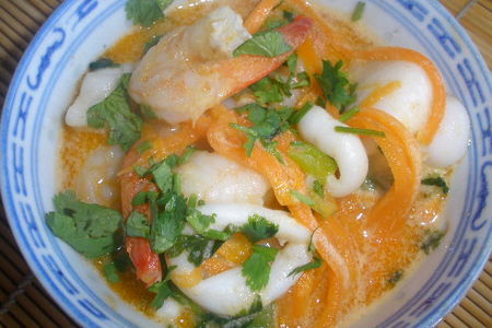 Карри из морепродуктов от бедных тайских рыбаков: шаг 4
