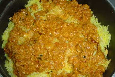 Бирйани ма рубйан -бирйани (рис) с креветками: шаг 7