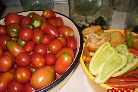 Консервированные помидоры: шаг 1